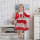 baby girl snowflake red lace princess dresses